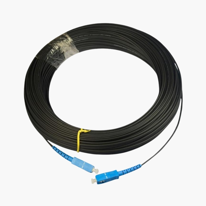 Optical Fiber drop cable GJYXFH-1 Core 5.00mm UPC to UPC